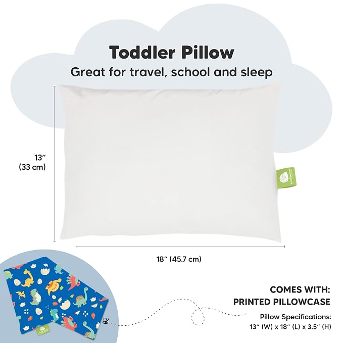 Toddler Pillow with Pillowcase - Image 3
