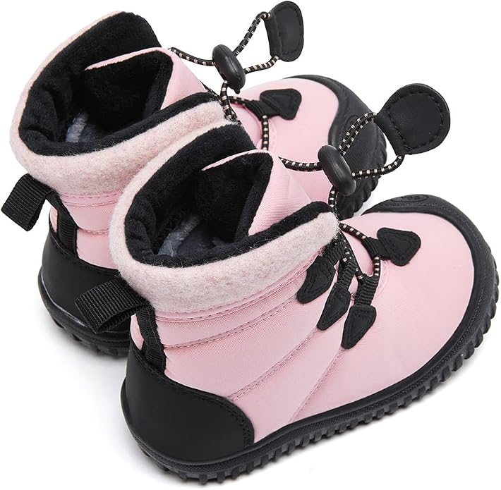 BMCiTYBM Toddler Baby Winter Snow Boots Boy Girl Faux Fur Warm Non Slip First - Image 5