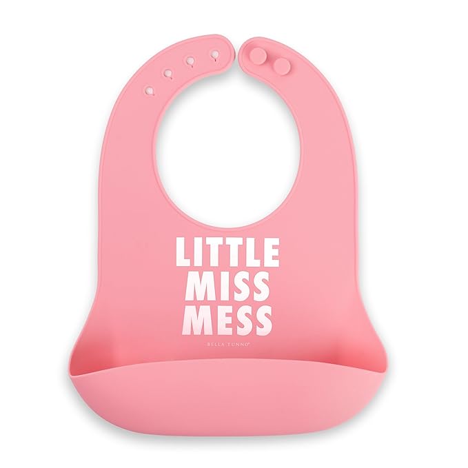 Bella Tunno Baby Bib for Eating, Waterproof Silicone Bib by BellaTunno