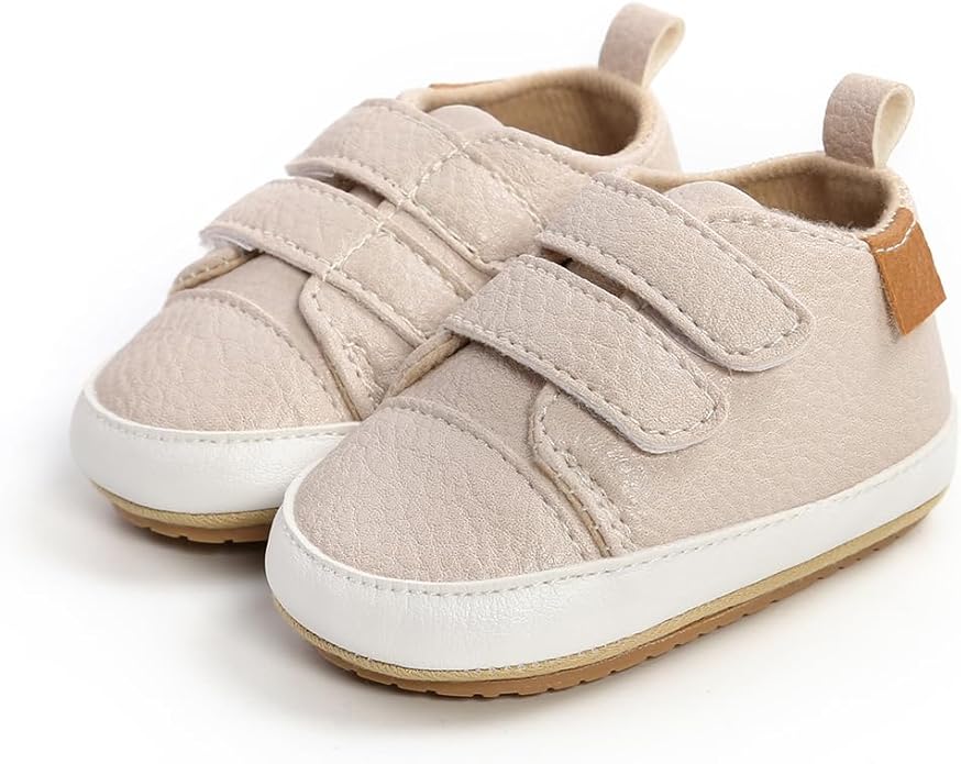 Clowora Baby Boys Girls Shoes Non-Slip Rubber Sole Sneakers Infant First - Image 4