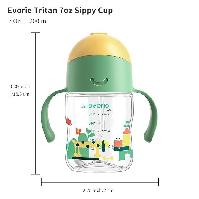 Evorie Tritan Weighted Straw Sippy Cup - Image 8