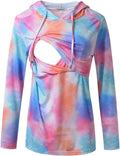 GINKANA Women's Nursing Hoodie Sweatshirt Long Sleeves Breastfeeding Maternity by GINKANA