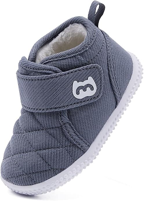 BMCiTYBM Toddler Baby Winter Snow Boots Boy Girl Faux Fur Warm Non Slip First - Image 6