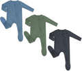 HAPIU Rayon from Bamboo Baby Footed Pajamas, 2 Way Zipper YKK, Footie by HAPIU