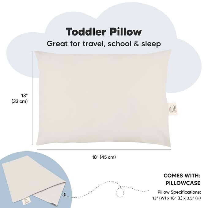 Toddler Pillow with Pillowcase - Image 3