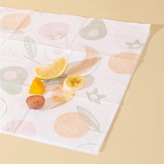 SUNVENO Disposable Baby Placemats – 20 Individually Wrapped Table Mats - Image 2