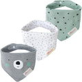 JN&LULU 3 Pack Newborn Baby Bibs Bandana Drool Bibs by JNLULU