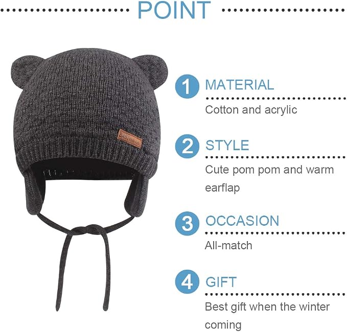 BAVST Baby Beanie Hat for Winter - Image 3