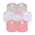 7 Pack Baby Cotton Absorbent Bibs by Gelisite
