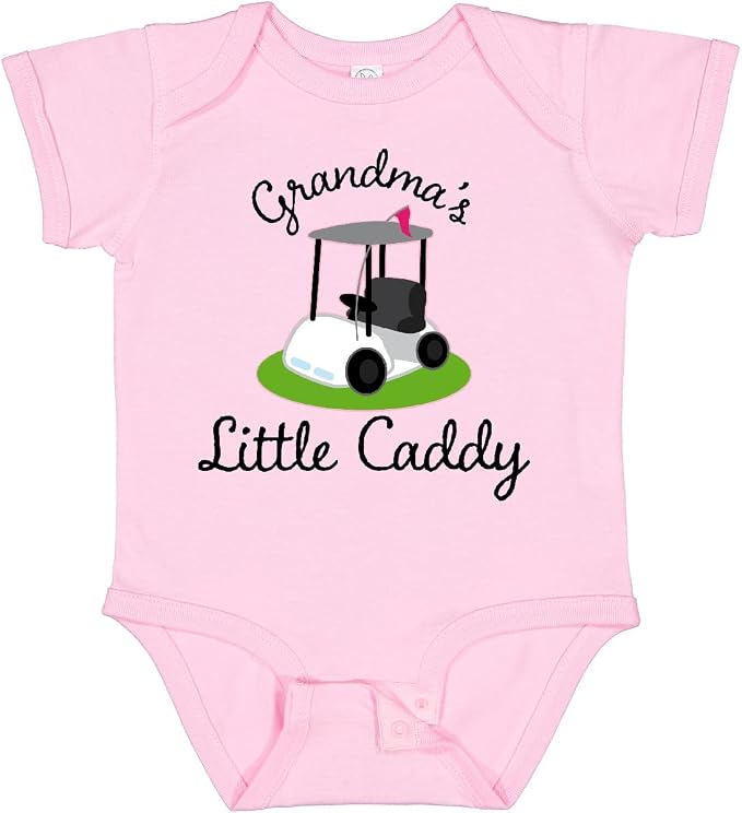 inktastic Grandma's Little Caddy Golf Baby Bodysuit by Inktastic