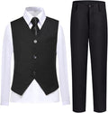 Boys Vest Set Formal Dress Suits Wedding Outfit Dresswear by Lycody