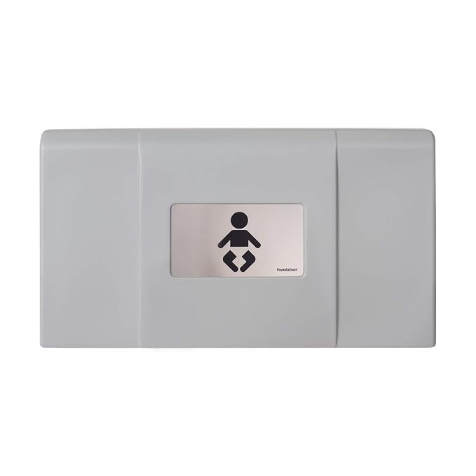 Foundations Ultra Horizontal Wall Mounted Baby Diaper Changing Station by FoundationsChildrensProducts