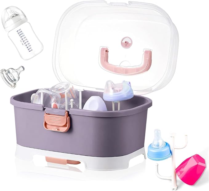 Baby Bottle Organizer for Storage, Baby Bottle Storage Large Capacity by Fuerdich