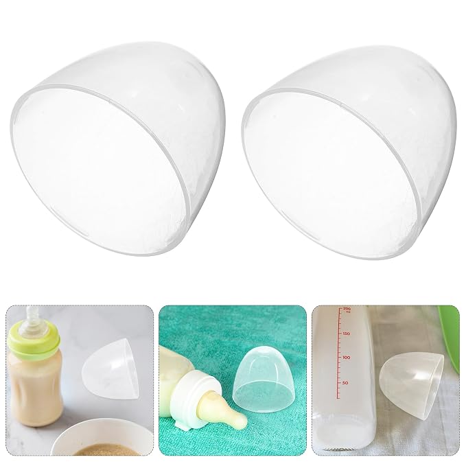Homoyoyo 4pcs Baby Bottle Replacement Caps: Wide-Mouth Caps Reusable Baby - Image 8