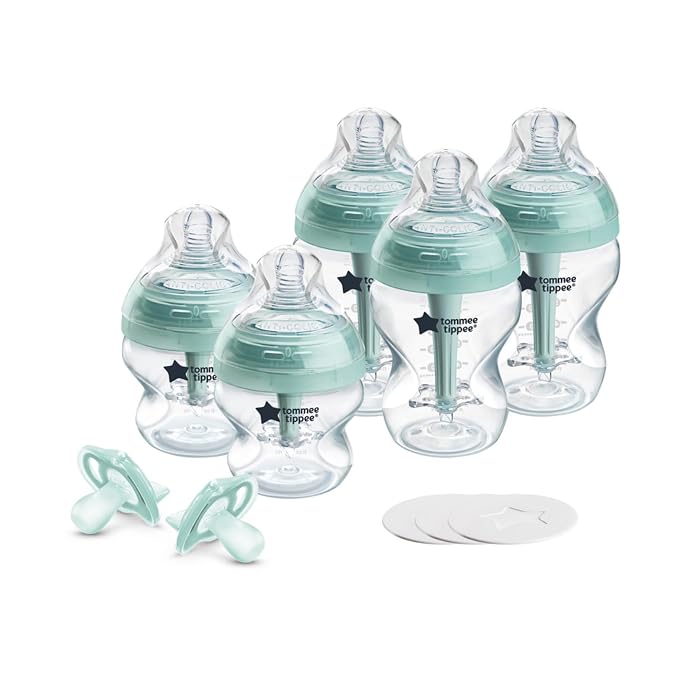 Tommee Tippee Advanced Anti-Colic 10 Piece Bottle and Pacifier Set, 5 and 9 oz by TommeeTippee