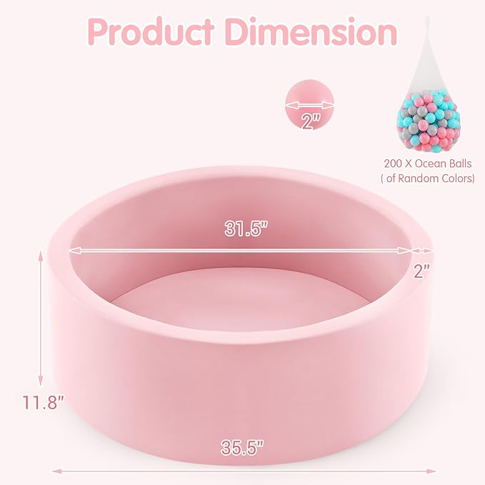 INFANS Foam Ball Pit for Toddlers - Image 6