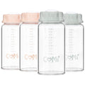 COMI Natural Glass Baby Bottle, Standard Neck Breastmilk Storage Bottle by COMI