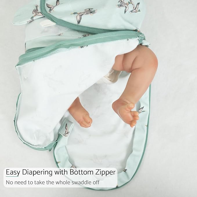 LollyBanks Baby Swaddles, 100% Organic Cotton Swaddle - Image 4