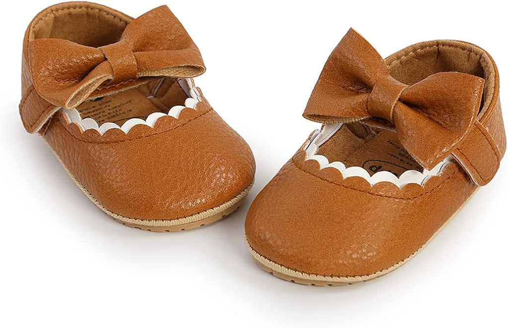 COSANKIM Baby Girls Mary Jane Flats Shoes Anti-Slip Rubber Sole Infant Toddler - Image 4