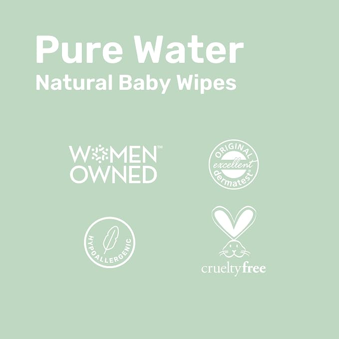Parasol Clean+Pure Natural Baby Wipes, 99.9% Reverse-Osmosis Water, pH Balanced - Image 10