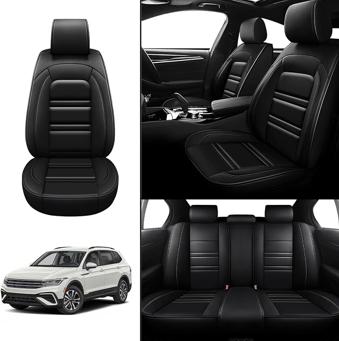 Seat Covers for VW Car tiguan 2009-2025 | 5-Seats Leather Seat Covers - Image 2