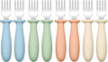 DRKIO 8 Pieces Toddler Forks Set by DRKIO