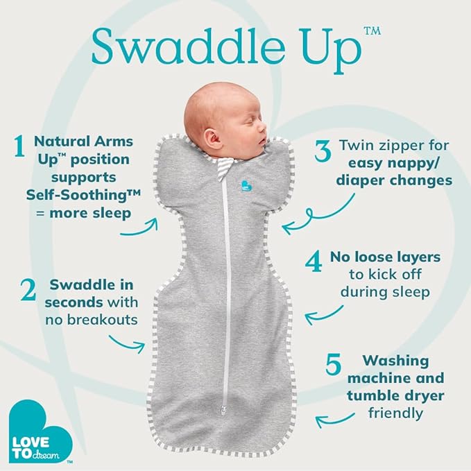 Love to Dream Swaddle UP, Baby Sleep Sack, Self-Soothing Swaddles - Image 7