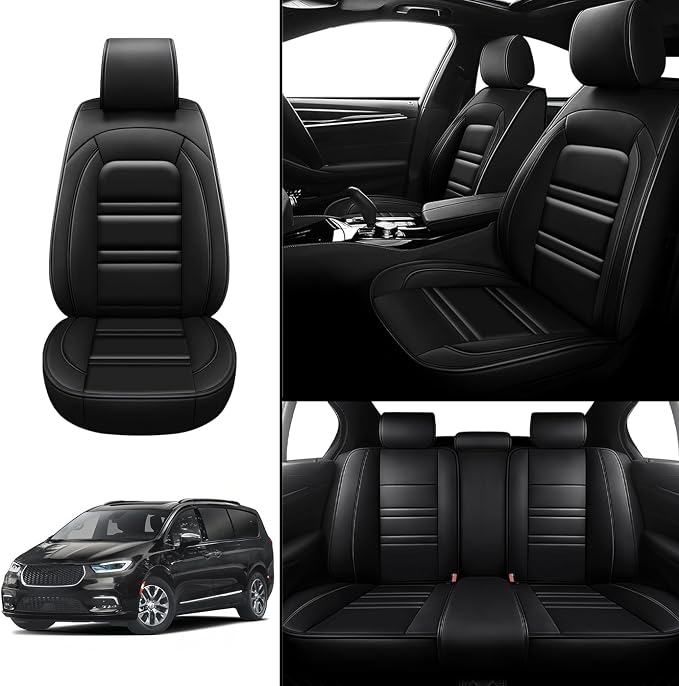Seat Covers for Chrysler Car Pacifica 2004-2025 | 5-Seats Leather Seat Covers - Image 2
