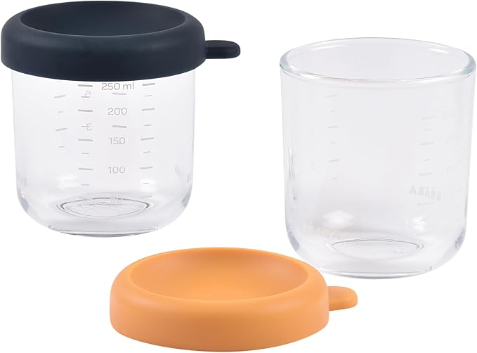 BEABA 2 Pack Glass Baby Food Jars - Image 2