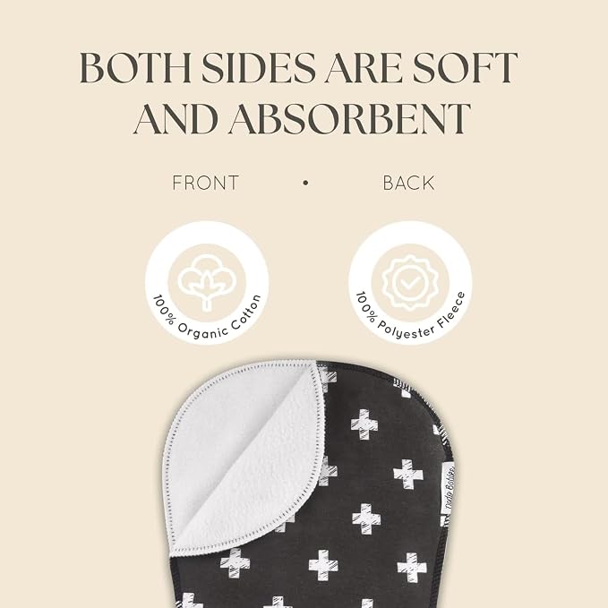 Dodo Babies 5-Pack Baby Burp Cloths - Image 3