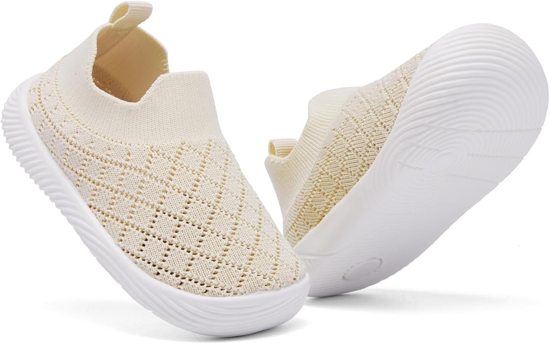 MORENDL Baby Toddler Walking Socks Non-Slip Breathable Unisex Casual Sneakers - Image 3