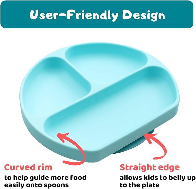 Silikong Suction Plate for Toddlers | BPA Free, 100% Food-Grade Silicone | - Image 7