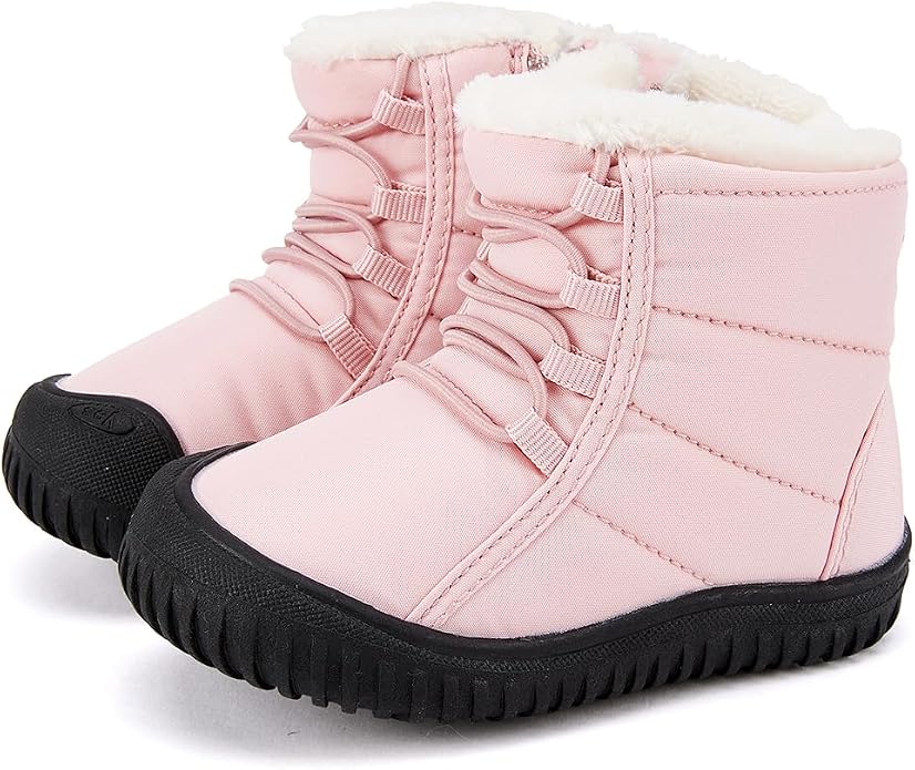 BMCiTYBM Toddler Baby Snow Boots Winter Shoes Boys Girls Cold Weather Baby Faux by BMCiTYBM