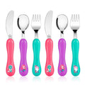 Lehoo Castle 6 Pieces Toddler Utensils, Kids Silverware by LehooCastle
