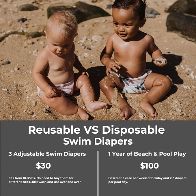 Nora's Nursery Reusable Swim Diapers and Wet Bag - Image 5