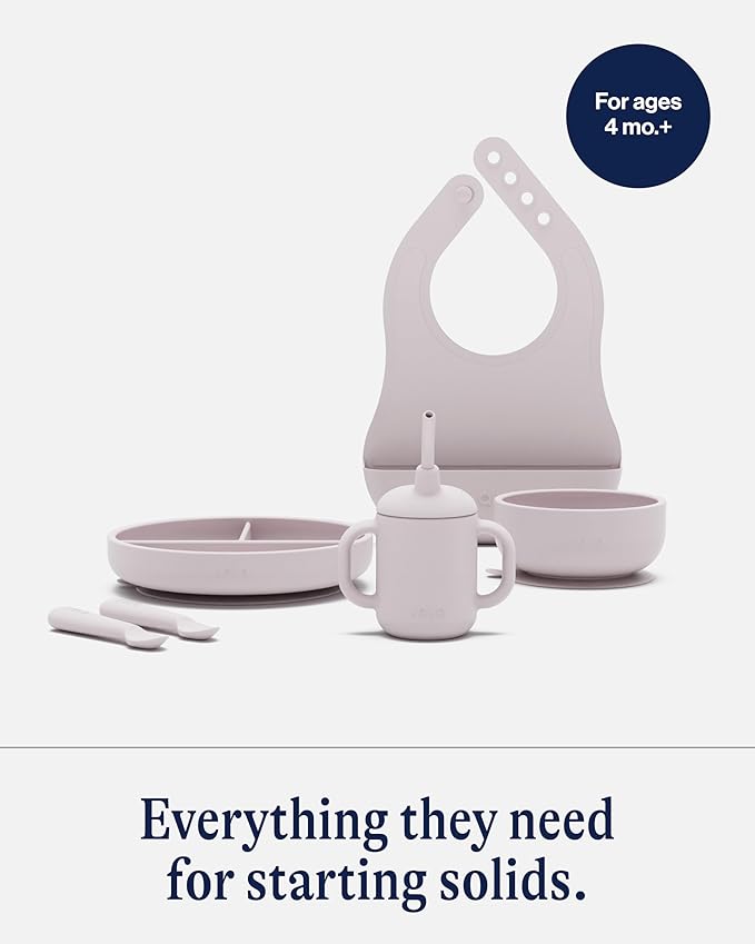 Lalo First Bites Silicone Baby Feeding Set - Image 3