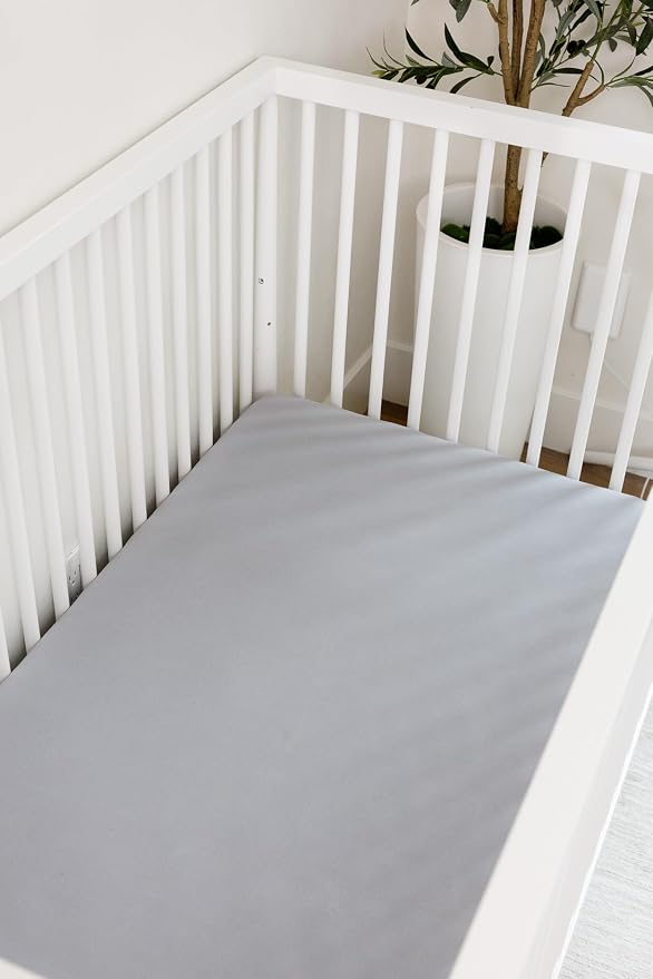 The Ollie Crib Sheet- Moisture-Wicking Material Keeps Baby Safe and Dry- Full - Image 7