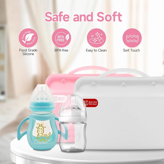 Silicone Microwave Steam Sterilizer Bag - Image 6