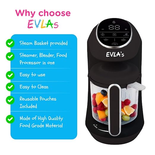 EVLA'S Baby Food Maker, Baby Food Processor - Image 3