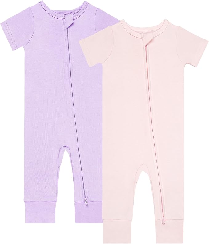 GUISBY Footless Short Sleeve Baby Pajamas by GUISBY