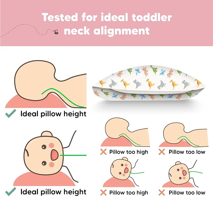 Toddler Pillow with Pillowcase - Image 6