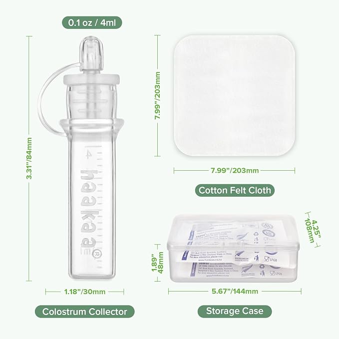 haakaa Colostrum Collector Syringes Set Colostrum Harvesting Kit Include 2 - Image 8