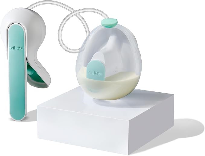 Willow Wave - Wearable Manual Breast Pump - Fits Fully in Bra - Ergonomic by Willow