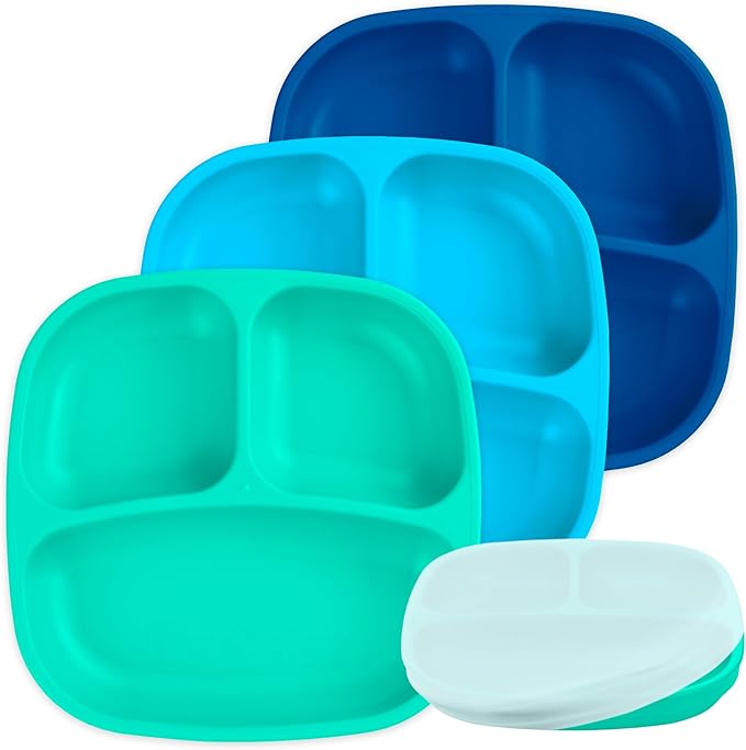 Re-Play Toddler Plates with Dividers by Re-Play