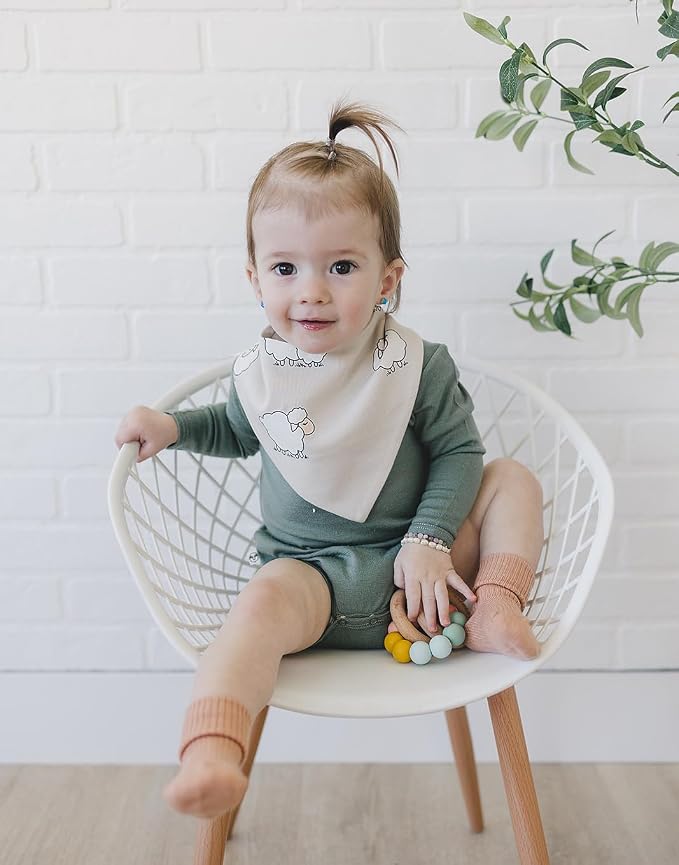 Woolino Merino Wool Baby Bibs - Image 3