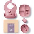 SAMiGO Silicone Baby Feeding Set, Baby Led Weaning Supplies, Suction Bowl Plate by SAMiGO