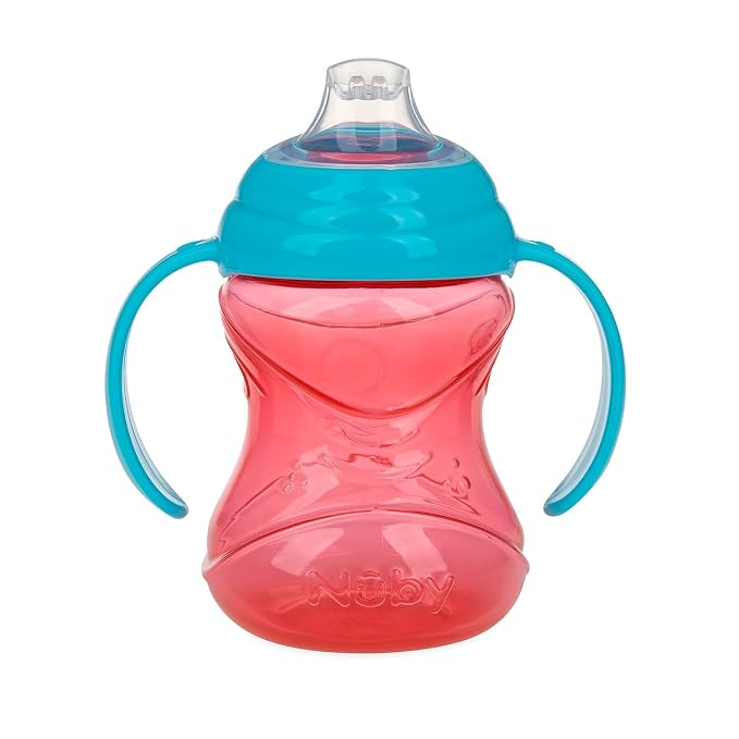 Nuby Clik-It Grip N' Sip Soft Spout No-Spill Training Sippy Cup - 10 oz - 4+ - Image 8