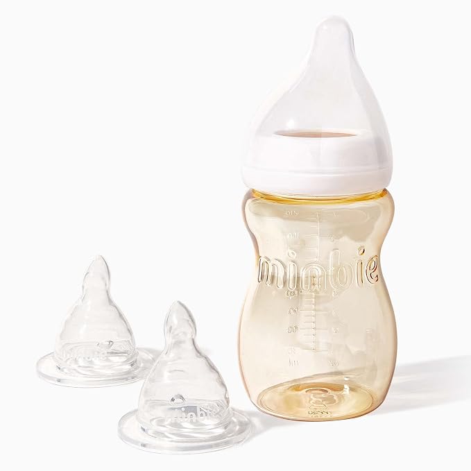 Minbie Newborn Breastfeeding Baby Bottle by Minbie