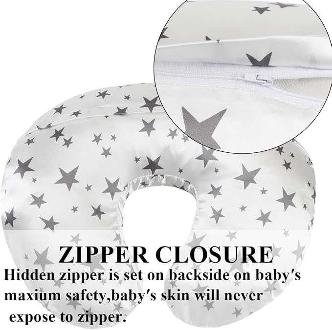 Satin Nursing Pillow Cover Set - Image 4