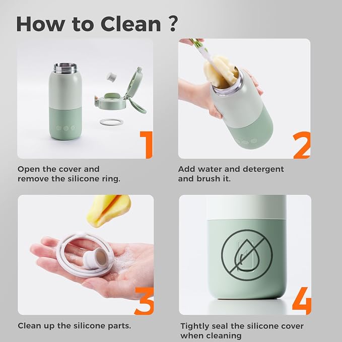 BOLOLO Portable Bottle Warmer for Travel, Super Fast Charging, Instant - Image 9